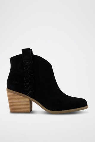 Bottines en nubuck Constance - Noir