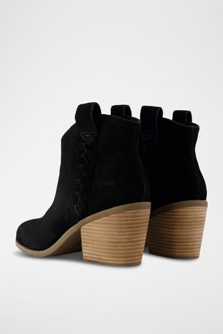 Bottines en nubuck Constance - Noir