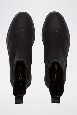 Bottines Chelsea en cuir Charlie - Noir