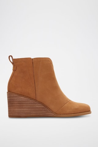 Bottines en nubuck Clare - Beige