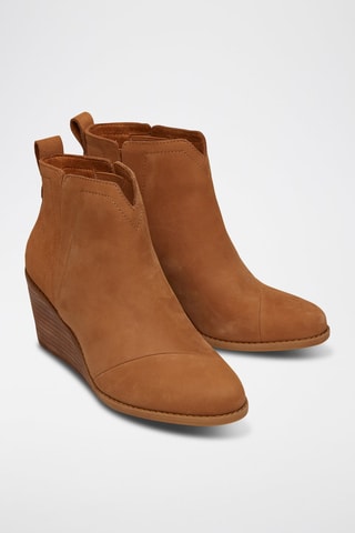 Bottines en nubuck Clare - Beige