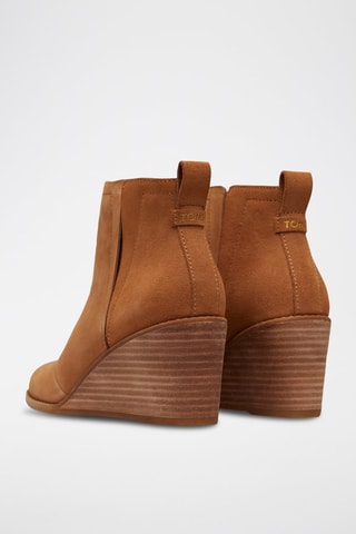 Bottines en nubuck Clare - Beige