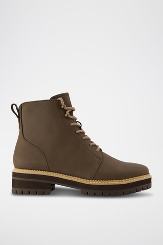 Bottines en cuir Wylder - Kaki