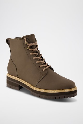 Bottines en cuir Wylder - Kaki