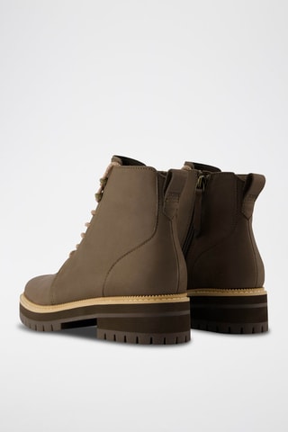 Bottines en cuir Wylder - Kaki