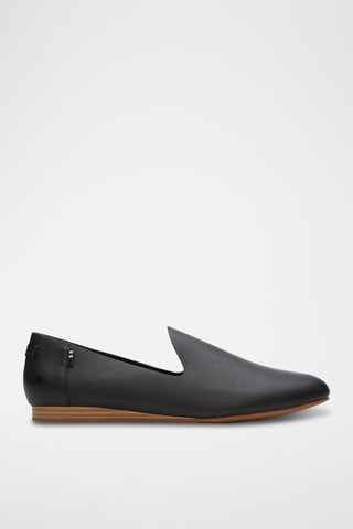 Slippers rn cuir Darcy - Noir