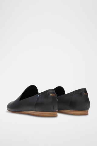 Slippers rn cuir Darcy - Noir