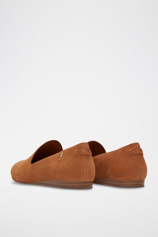Slippers en cuir Darcy - Marron