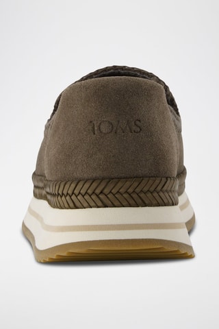 Slip-on plateformes en nubuck Jocelyn - Kaki
