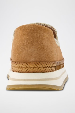 Slip-on plateformes en nubuck Jocelyn - Marron clair