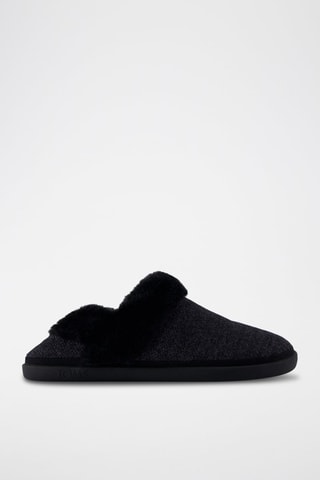 Chaussons fourrés Oslo - Noir