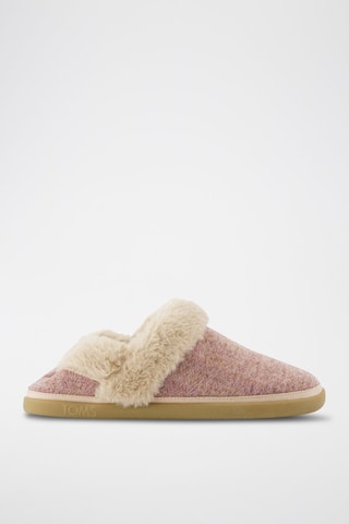 Chaussons fourrés Oslo - Rose poudré
