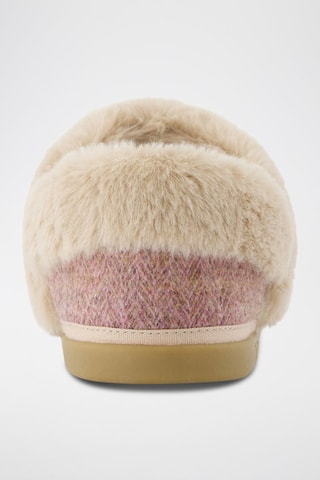 Chaussons fourrés Oslo - Rose poudré