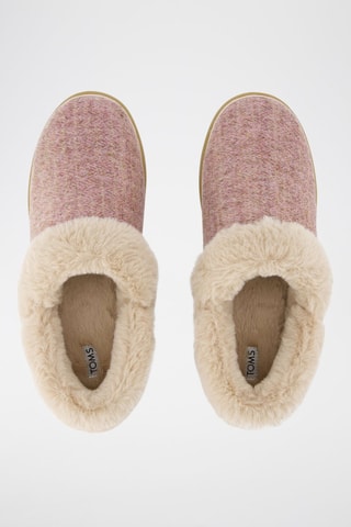 Chaussons fourrés Oslo - Rose poudré