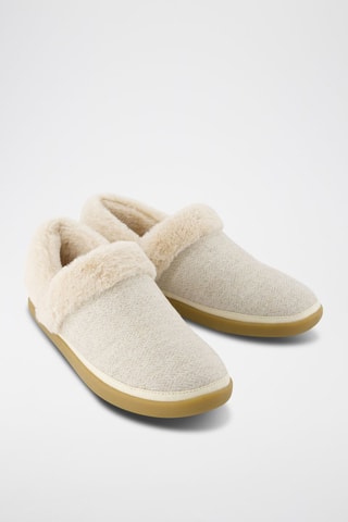 Chaussons fourrés Oslo - Beige