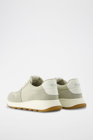 Baskets en cuir Trvl Lite Retro - Vert d’eau