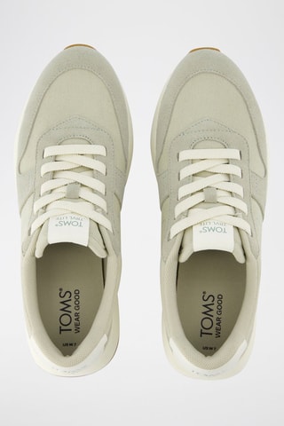 Baskets en cuir Trvl Lite Retro - Vert d’eau