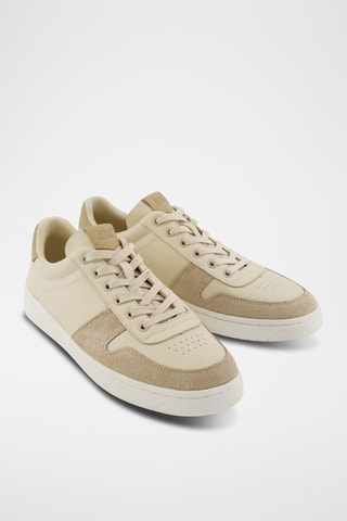 Baskets en cuir Trvl Lite Court - Beige