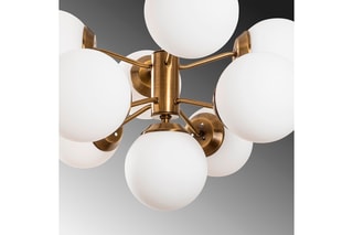 Suspension Mudoni - Doré - 9 x 100 W