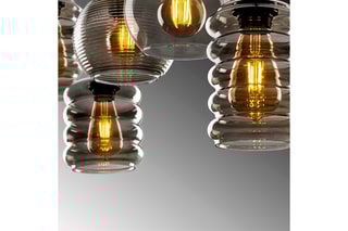 Suspension Smoked - Noir - 7 x 60 W