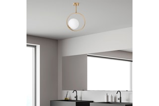 Candeeiro suspenso - Dourado - 40 W