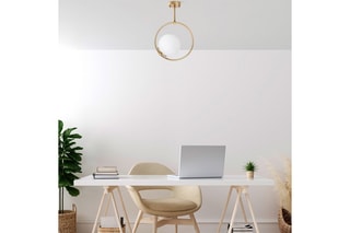 Candeeiro suspenso - Dourado - 40 W