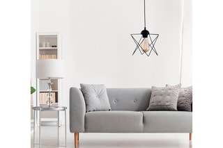 2 candeeiros suspensos - Preto - 2 x 45-60 W