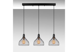 Suspension Cafu - Noir - 3 x 40 W 