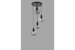 Candeeiro suspenso - Preto - 40 W