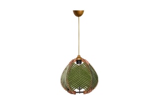 Candeeiro suspenso - 
Verde - 60 W