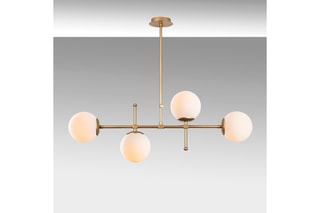 Suspension Mudoni - Doré - 4 x 60 W