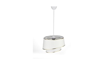 Candeeiro suspenso KS-2003 - Branco - 40 W