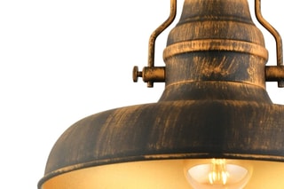 Candeeiro suspenso RT-7 - Dourado - 40 W