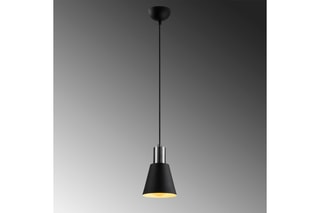 Candeeiro suspenso Kem - Preto - 100 W
