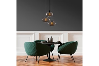 Suspension Smoked - Noir - 3 x 40 W