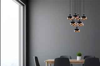 Suspension -  Noir - 9 x 40 W