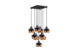 Suspension -  Noir - 9 x 40 W