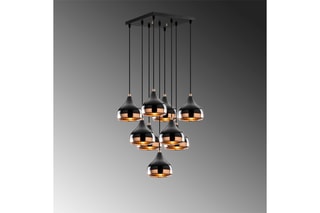 Suspension -  Noir - 9 x 40 W