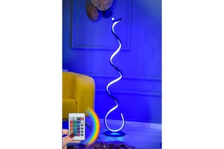 Lampadaire LED Cobra - Noir - 8-10 W - 125 cm