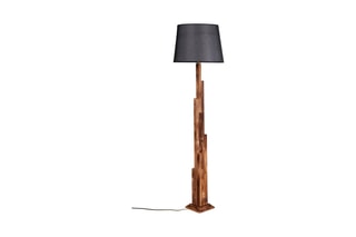 Lampadaire Pramit - Naturel et anthracite - 60 W - 175 cm
