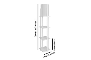 Lampadaire Nora SMK - Blanc - 60 W - 135 cm