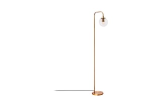 Lampadaire Viran Blanc et doré - 40 W - 146 cm