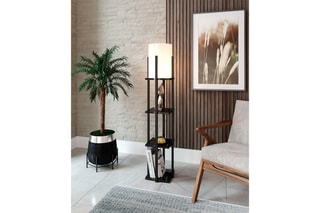 Lampadaire Nora - Noir - 60 W - 135 cm