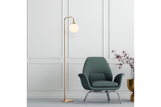Lampadaire Doré - 40 W - 146 cm
