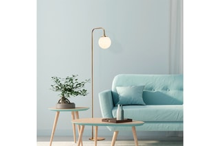 Lampadaire Doré - 40 W - 146 cm