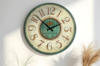 Relógio - 50 cm - Verde -