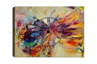 Horloge - Multicolore - 70 x 100 cm