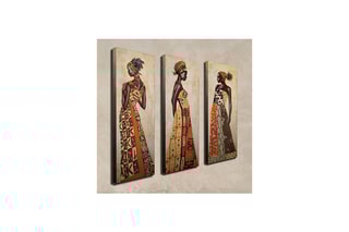 3 quadros 20 x 70 cm