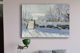 Tableau "La Pie" Claude Monet - 70 x 100 cm - Reproduction