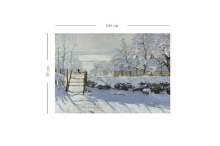 Tableau "La Pie" Claude Monet - 70 x 100 cm - Reproduction